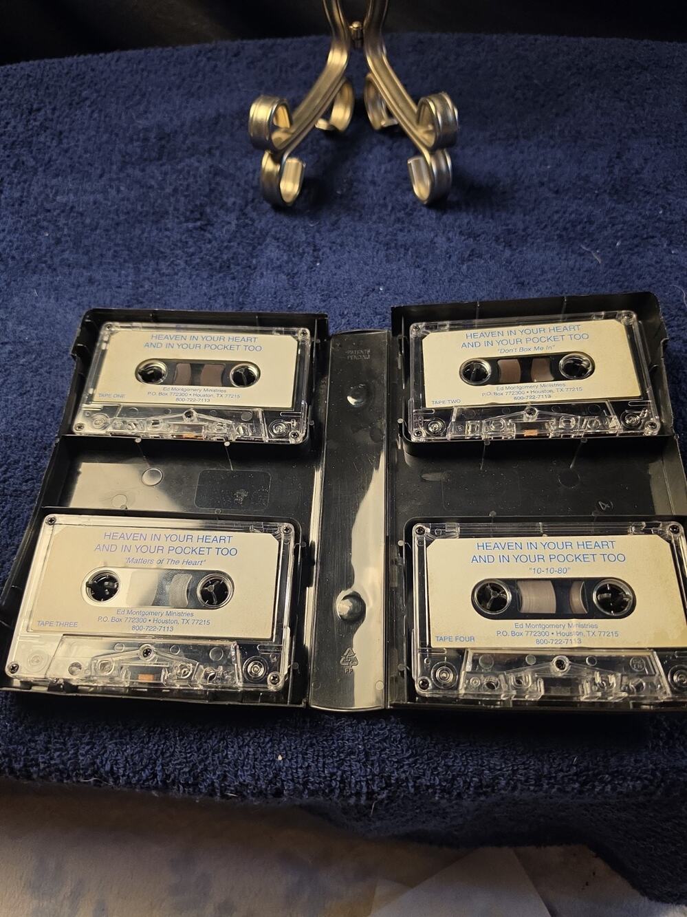 Ed Montgomery Ministries - Heaven In Your Heart 4 Cassette Tape Set Vintage...